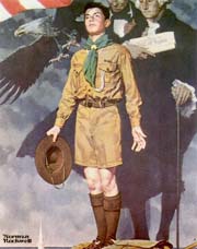 Boy Scouts: A Scout is Loyal, Norman Rockwell