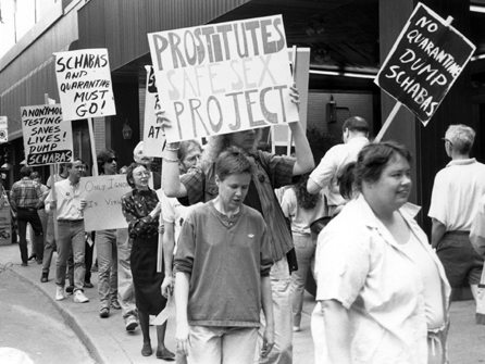 AIDS Action Now! Protest, 1990