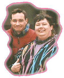 Danny Cockerline with Chris Bearchell at the Repeal the Youth Porn Law demonstration, March 1994.
