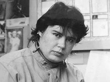 This 1984 portrait of Bearchell was added to the Canadian Lesbian And Gay Archives in 2003 in recognition of her lifetime of contributions to queer rights.