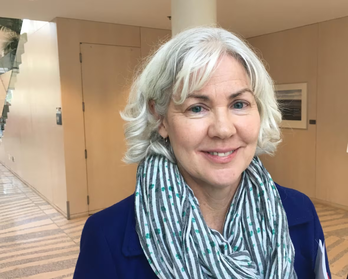 Susan Holtby, a women's rights advocate, takes issue with the city giving out licences to body rub centres. (CBC)