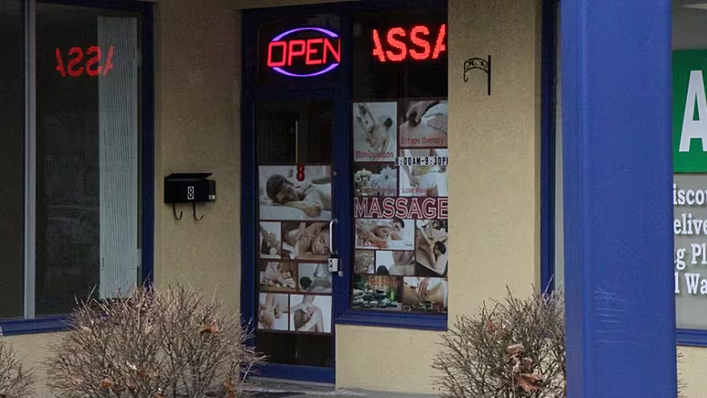 The city wants to crack down on unlicensed body rub parlours, but it says Bill C-36 has made it more difficult. PHOTO: Samantha Craggs, CBC