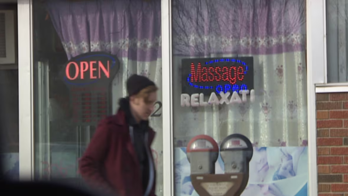 CBC iTeam's David Fraser visited 8 Regina massage parlours as part of our exclusive investigation. PHOTO: CBC
