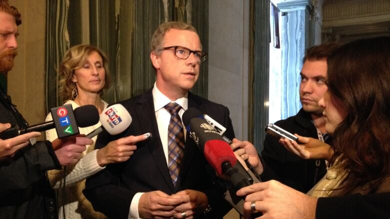 Premier Brad Wall says massage parlours are a concern, given the link to human trafficking, drug trafficking and exploitation of young people. (CBC)