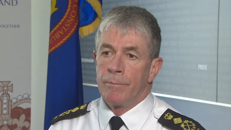 Joe Boland, chief of the Royal Newfoundland Constabulary, says he'd like to see better regulation of the sex industry to keep people safer. (Ted Dillon/CBC)