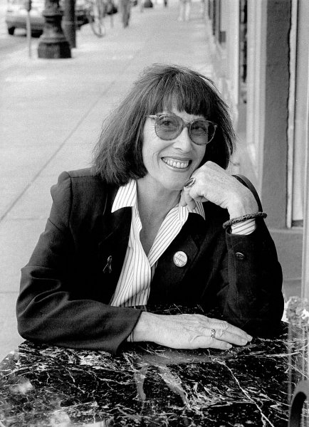 Margo St. James photographed in 1995 by Jim Marshall for her campaign for elected office in San Francisco.