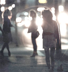 Teenage prostitutes ply their trade on a Vancouver street. (CP/Vancouver Sun/archive)