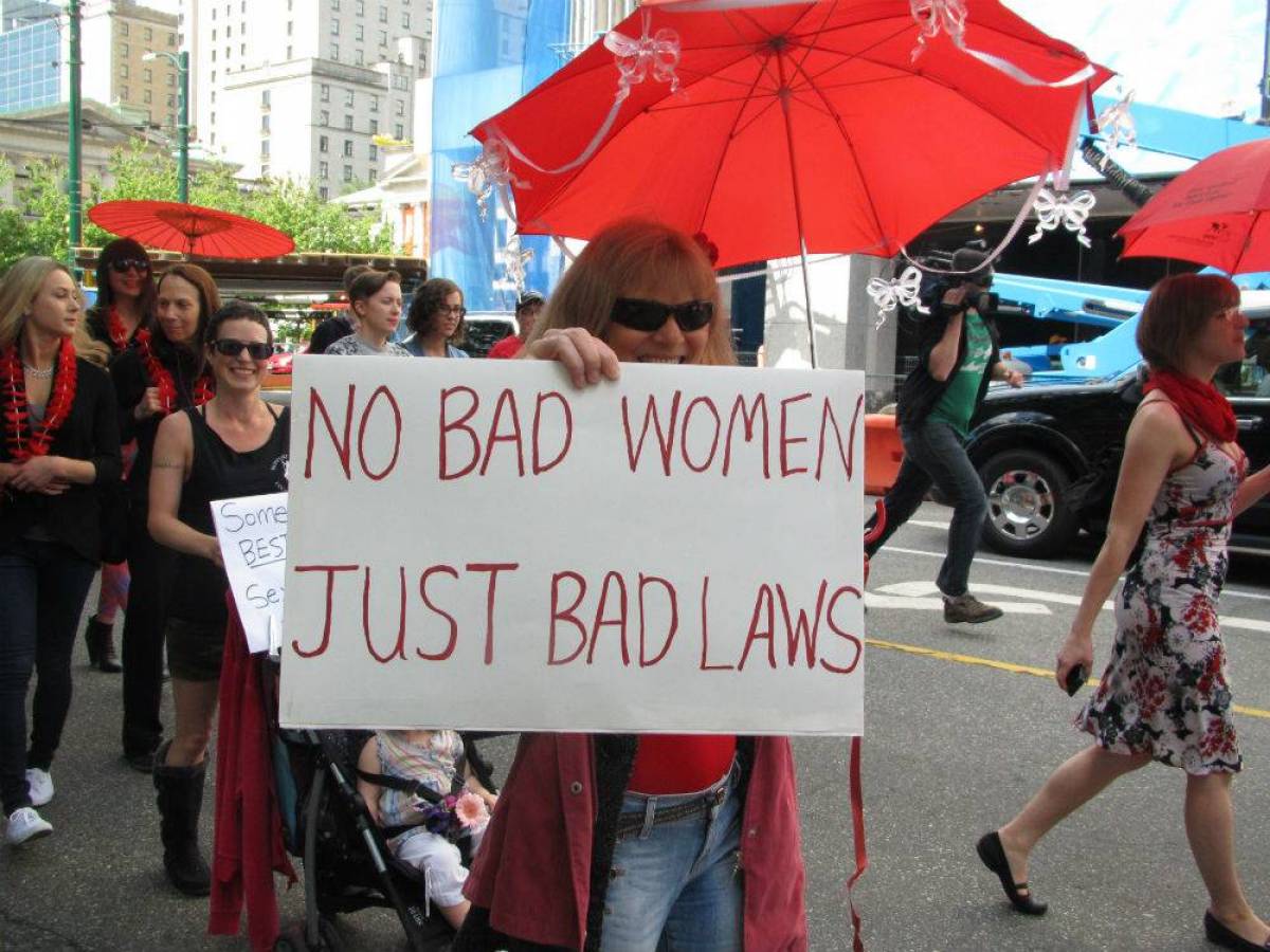 If you see a bunch of people carrying red umbrellas in Vancouver on Saturday (June 8), keep in mind that they're trying to create a safer world for sex workers. PHOTO: Charlie Smith