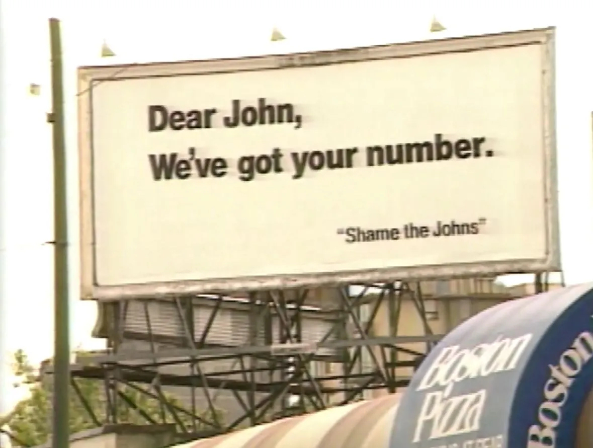 The Shame the Johns groups was formed to campaign against sex workers and their customers. Credit: Global News