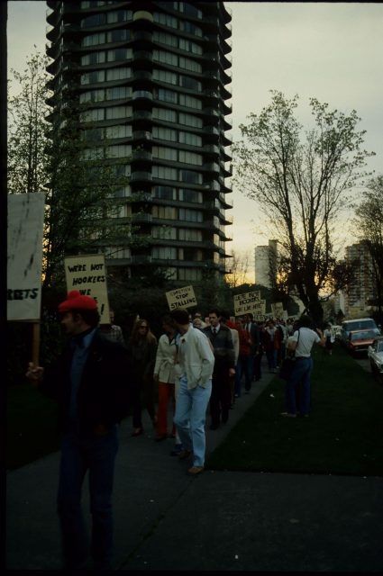 West End residents protesting, ca.1980. Credit: Aaron Chapman