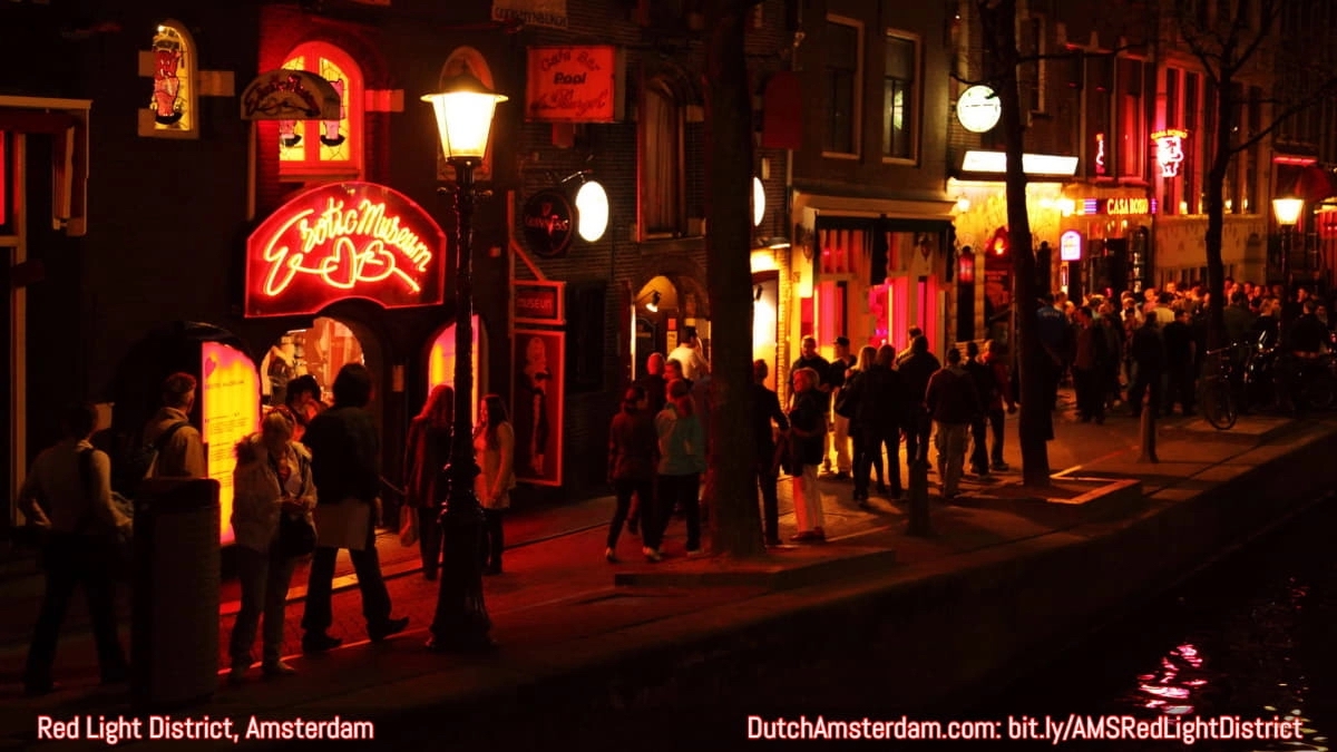 Red Light District in Amsterdam.