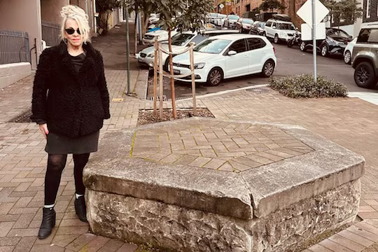 Julie Bates has been pushing for the statue of Joy to return to her plinth for 24 years. Photo: Tracey Spring/ABC Compass