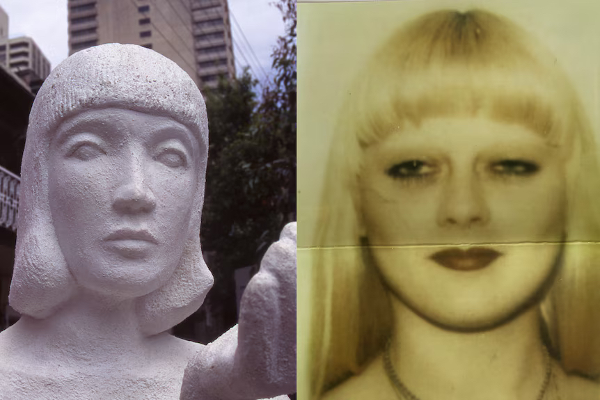 The statue of Joy had remarkable similarities to a woman named Lisa, whose mother lived near the sculpture. Photo: Supplied