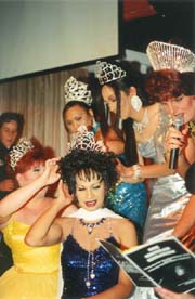 Organza Is Crowned Ms Gay Vancouver XIX. Celebrities, September 27, 1998.