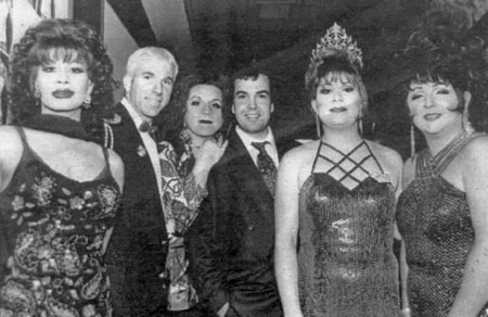 Ms Gay Vancouver Hits the Tabloids. Royal Hotel, October 16, 1998. Photo: Tom Bowen, Xtra West.