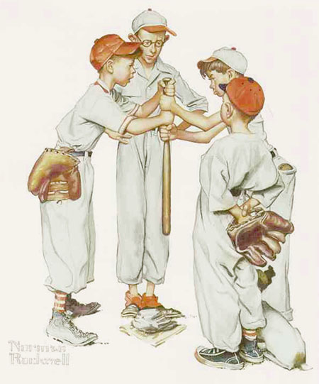 Sporting Boys: Oh Yeah!, Norman Rockwell