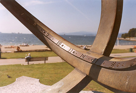 The YVR Collection: YVR-2000 No. 003. Sundial at English Bay.